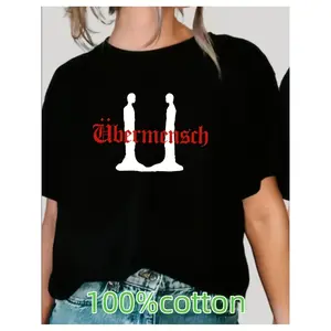 Men's & Women's G-Dragon Ubermensch Big Bang Unisex 100% T-Shirt, Soft, All Season Casual Streetwear Essential, All-Match All Season Style, Affordable Daily Wear & Perfect Christmas Gift for Fans And Friends - 220g