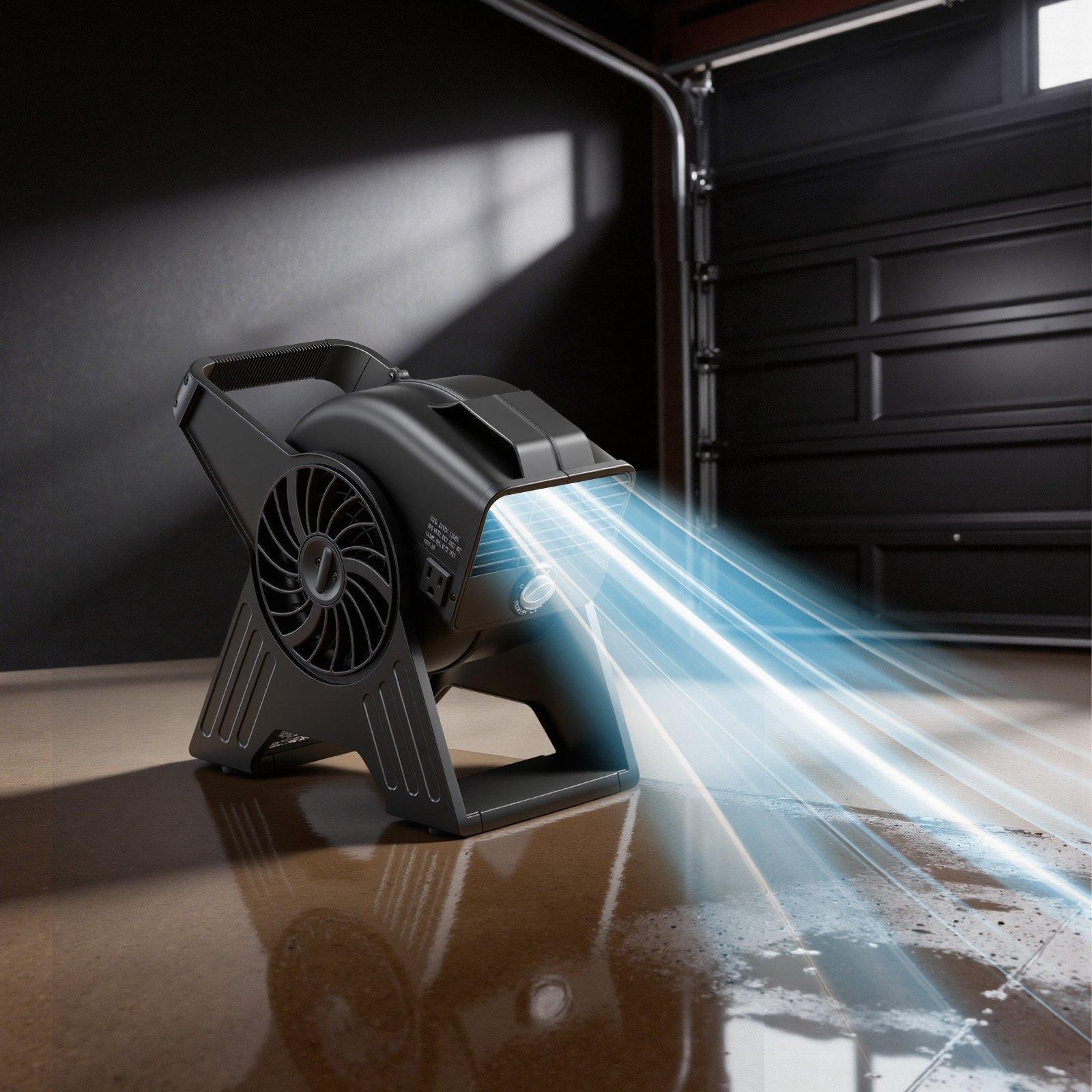 VEVOR Blower Fan, 13 in Portable Utility Floor Fan, 300 CFM, 3 Speeds, Multi-Angle Airflow, Lightweight Portable High Velocity Air Mover, for Drying, Dehumidifying, Carpets, Air Circulation, Cooling