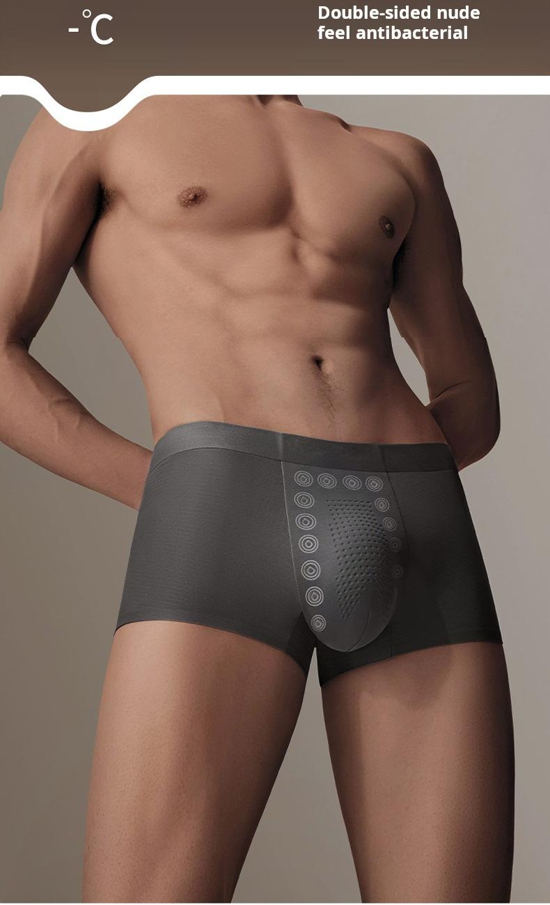 New double-sided 0 sensory 100 count blended fabric, 7A grade antibacterial inner crotch, comfortable nylon seamless breathable men's underwear New double-sided 0 sensory 100 count blended fabric, 7A grade antibacterial inner crotch, comfortable nylon seamless breathable men's underwear
