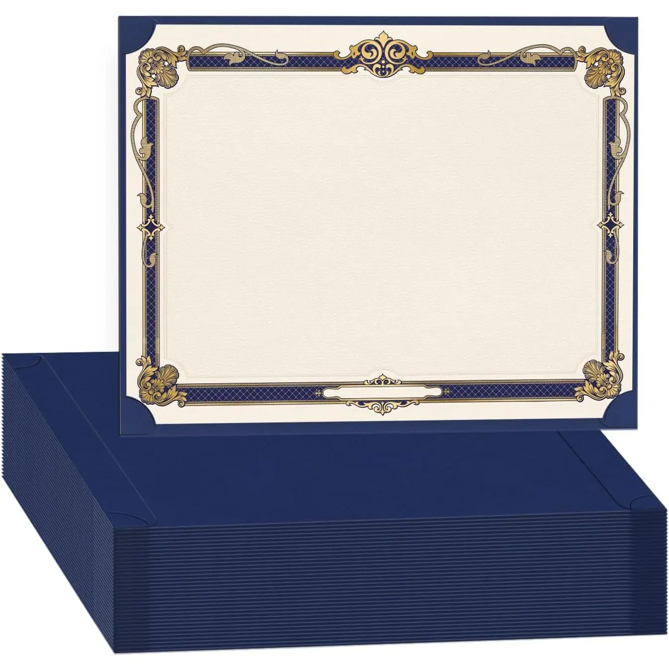 Award Single Sided Certificate Holders, 48Pack Certificate Holders Diploma Covers for Graduation, Employee Appreciation, Certifications, Fits 8.5x11 Inches Award Certificate Papers