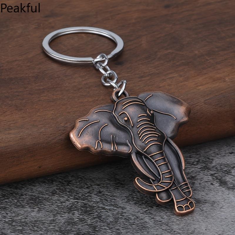 2/3PCS Zinc Alloy Elephant Keychain – Cute Animal Pendant, Perfect Bag Charm & Car Keychain, Unique Travel Souvenir Gift, Stylish Key Holder for Men & Women, Ideal for Everyday Use