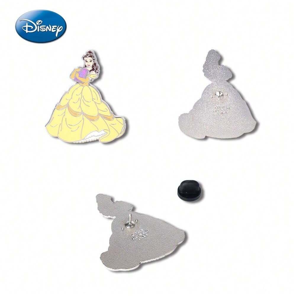 1Pc Disney Officially Licensed Collectible Enamel Princess Brooches Snow White Cinderella Ariel Tiana Moana and Other Beautiful