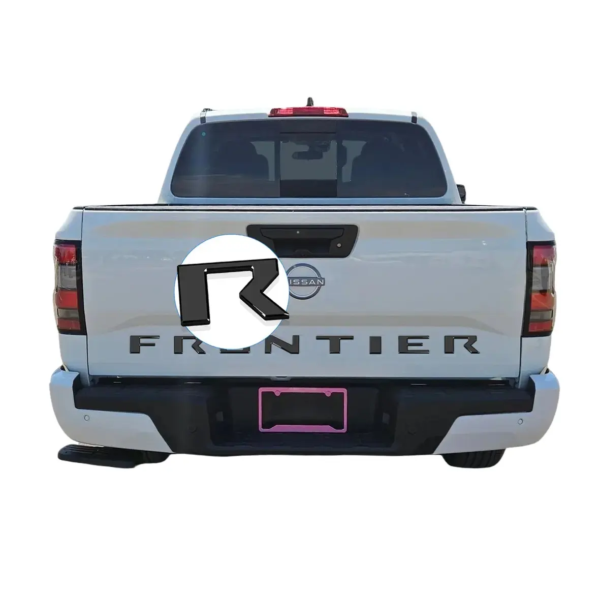 3D tailgate letters insert accessories Compatible with 2022 2023 2024 2025 nissan frontier Tailgate Accessories ABS Plastic Weatherproof ABS not Decals Gloss black
