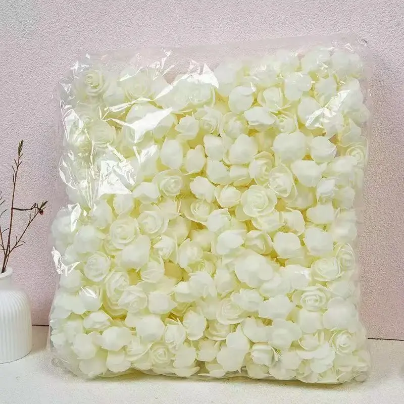 Artificial Foam Rose Head, 500pcs Simulation Foam Rose Flower, Fake Flower Head for DIY Craft, Home Decor Supplies