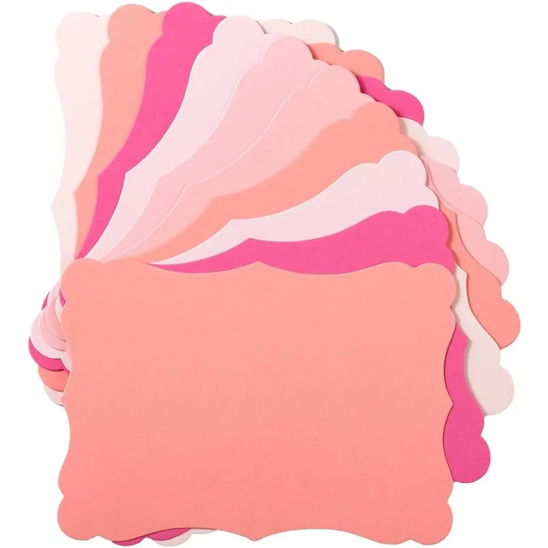 50 Pack Blank  Greeting Cards, , 5 Colors, 4x6IN | Thick Cardstock Paper, For DIY , Menus,  Shower Invitations, Wedding Invitations