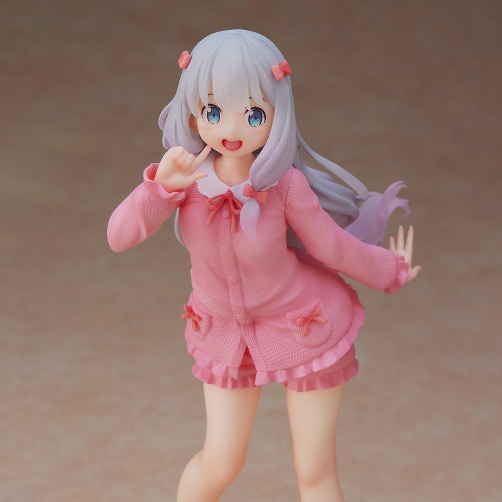 20CM Anime Lzumi Sagiri Figure Pink Pajamas Action Figure PVC Kawaii Girl Model desktop ornaments Collection Dolls Toys Gifts