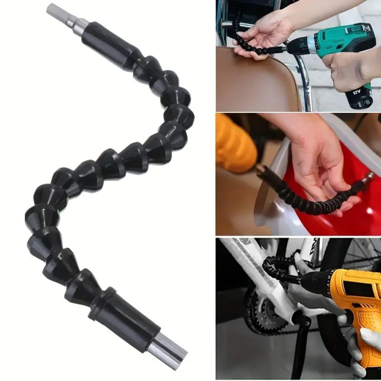Drill Bit Extension Rod, Electric Drill Flexible Shaft Extension Rod, Hexagonal Screwdriver Flexible Shaft Extension Rod, Electric Tool Accessories