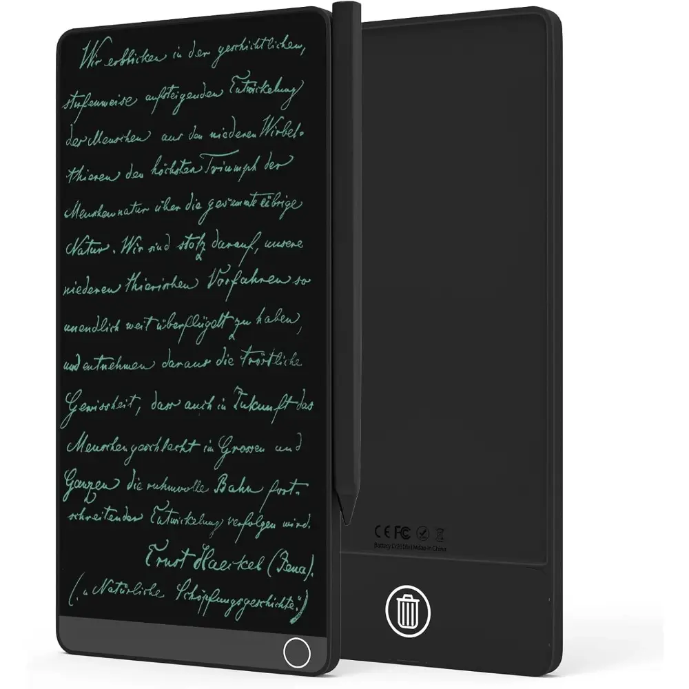 6.5" Full Screen LCD Electronic Writing Tablet with Stylus, Portable Colorful ABS Pocket Drawing Device, Lightweight Digital Notepad with Button, Ideal for School Birthday Gifts, Creative Sketching