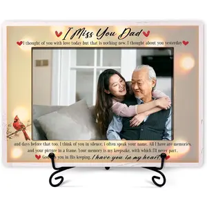 Dad Memorial Picture Frame, Remembrance Gifts For Loss Of Dad, Bereavement Sympathy Gifts, In Memory Of Dad Frame, In Loving Memory Gifts, Sorry For Your Loss Condolence Gifts, Passed  Gifts -20