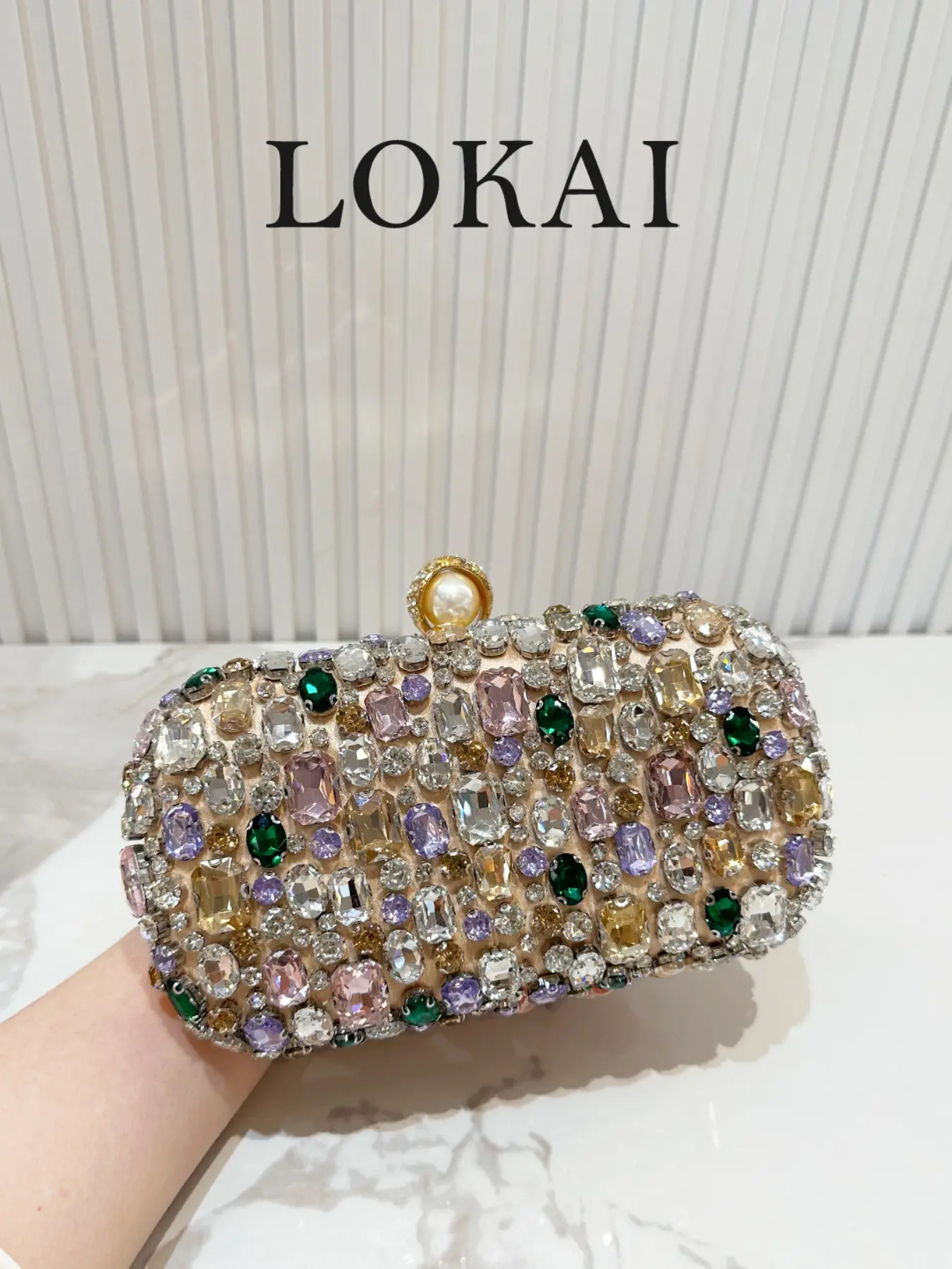 New Rhinestone Evening Clutch Bag, Glittery Clutch Bag, Elegant Chain Print Crossbody Purse, Perfect for Parties, Weddings, Gifts, All Seasons