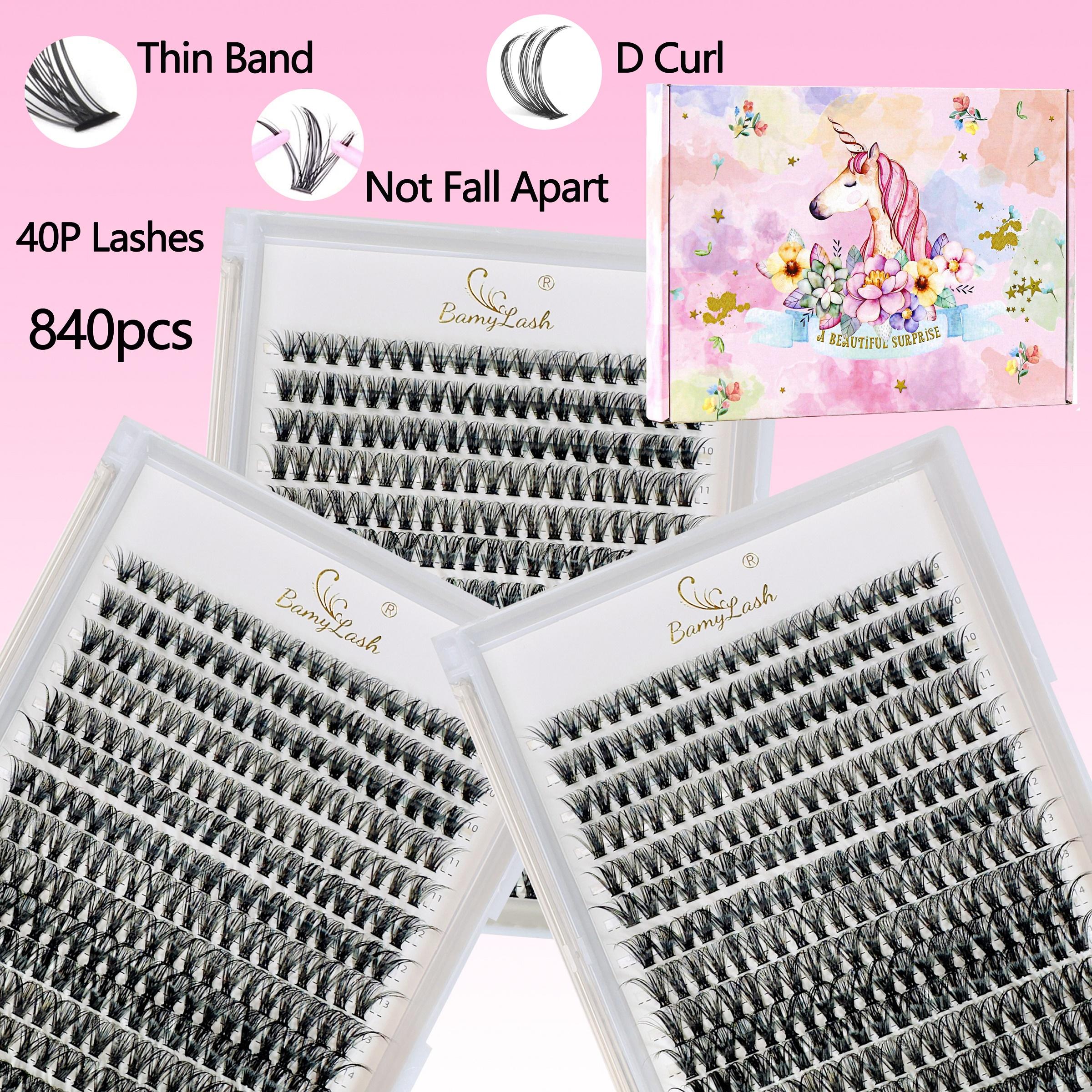 Daily Lash Extension Kit, DIY Eyelash Extensions, Easy Perfect Eye Makeup, Includes 3 Boxes High-Quality, Fluffy Eyelash Clusters 9-16mm Mix, Essential Beauty Gift for Women and Girls