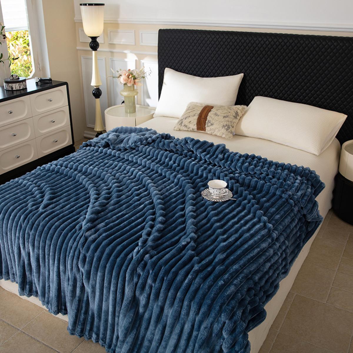 Solid Color Electric Blanket, Soft Comfortable Throw Blanket, Lightweight Warm Napping Blanket for Home Office Travel Camping, Multifunctional Blanket