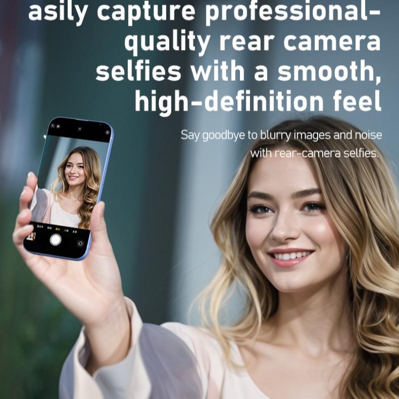 Wireless Magnetic Phone Screen, Rechargeable Wireless Phone Screen, Remote Control Phone Selfie Screen, Magnetic Smartphone Holder, Phone Accessories for Home & Office