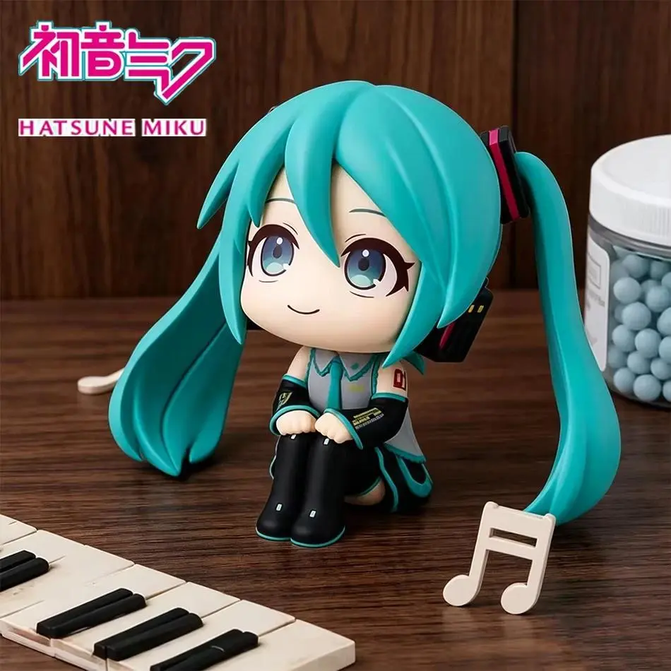 MegaHouse Look Up Cute Hatsune Miku Meiko Anime Figure Toy Collection Model Desktop Ornament Girls Birthday Gift