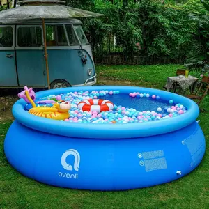 Extra Large Family Swimming Pool, Thick PVC Material, Suitable for Kids and Adults, Outdoor Backyard Garden, Easy Installation, Perfect Summer Gift