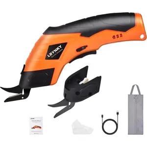 Electric Scissors For with 2 Blades, 3.6V Scissors with Safety Lock, Electric for Carpet, Cardboard,, Sewing