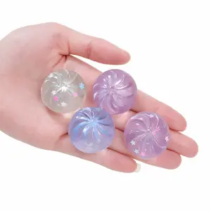 This four-piece set of mini transparent dumpling-shaped stress-relieving toys, an anti-anxiety hand soothing device, and cute, soft finger toys is an ideal choice for relieving work and study stress. A wonderful gift for children and friends.