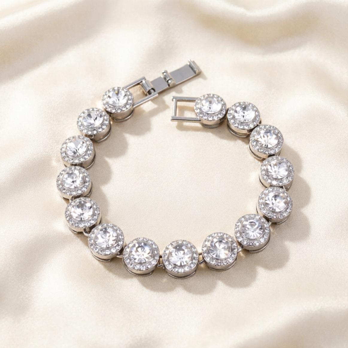 Hip Hop Trendy 12MM Width Round Moissanite Tennis Bracelet Necklace Set for Women/Men Fashion Hippie Necklace Jewelry, Iced Out Luxury Style Gift Popular Trend