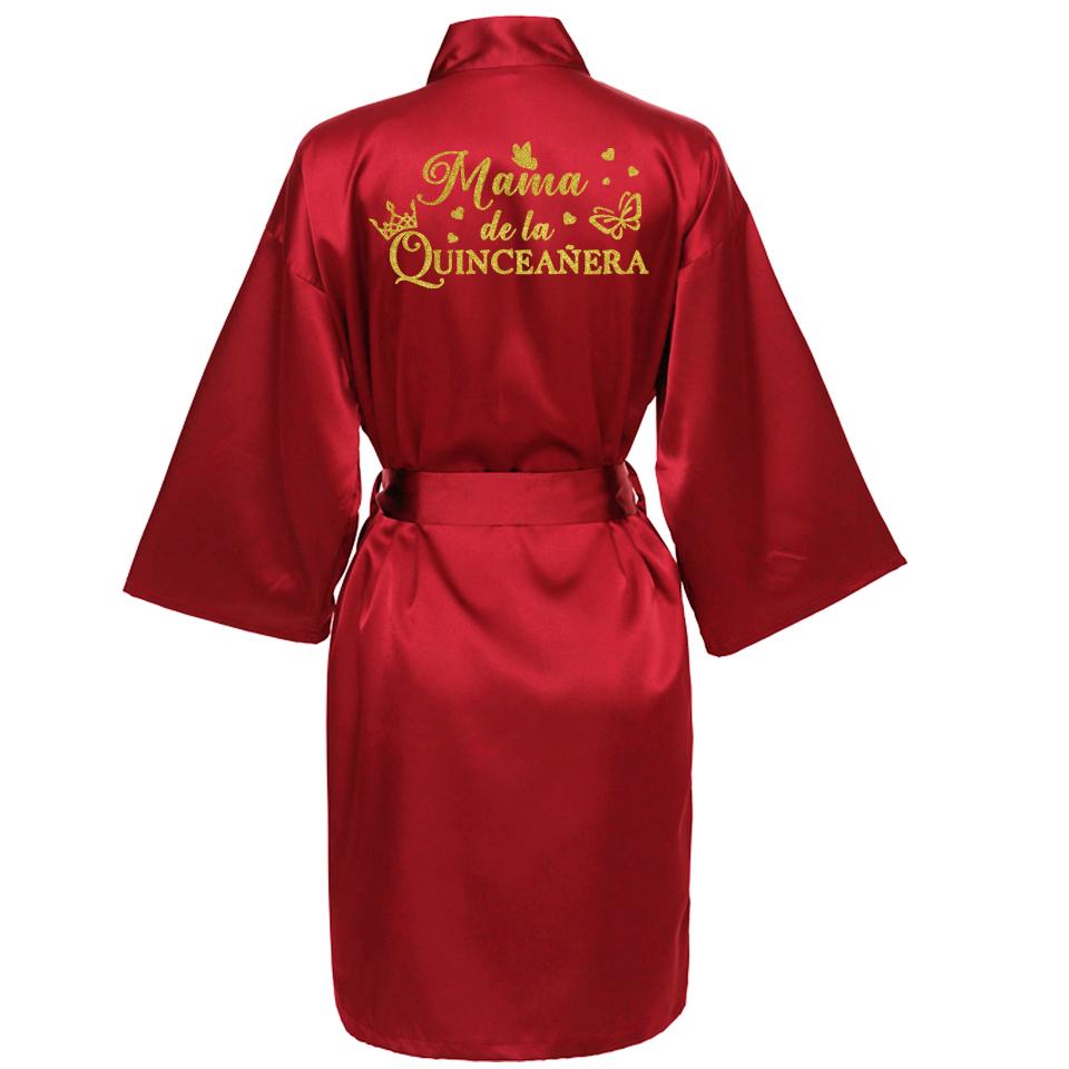 Mis XV Bathrobes Princess Sweet 15 Years Girl Birthday Party Mis Quince Años Robes Quinceanera Robe