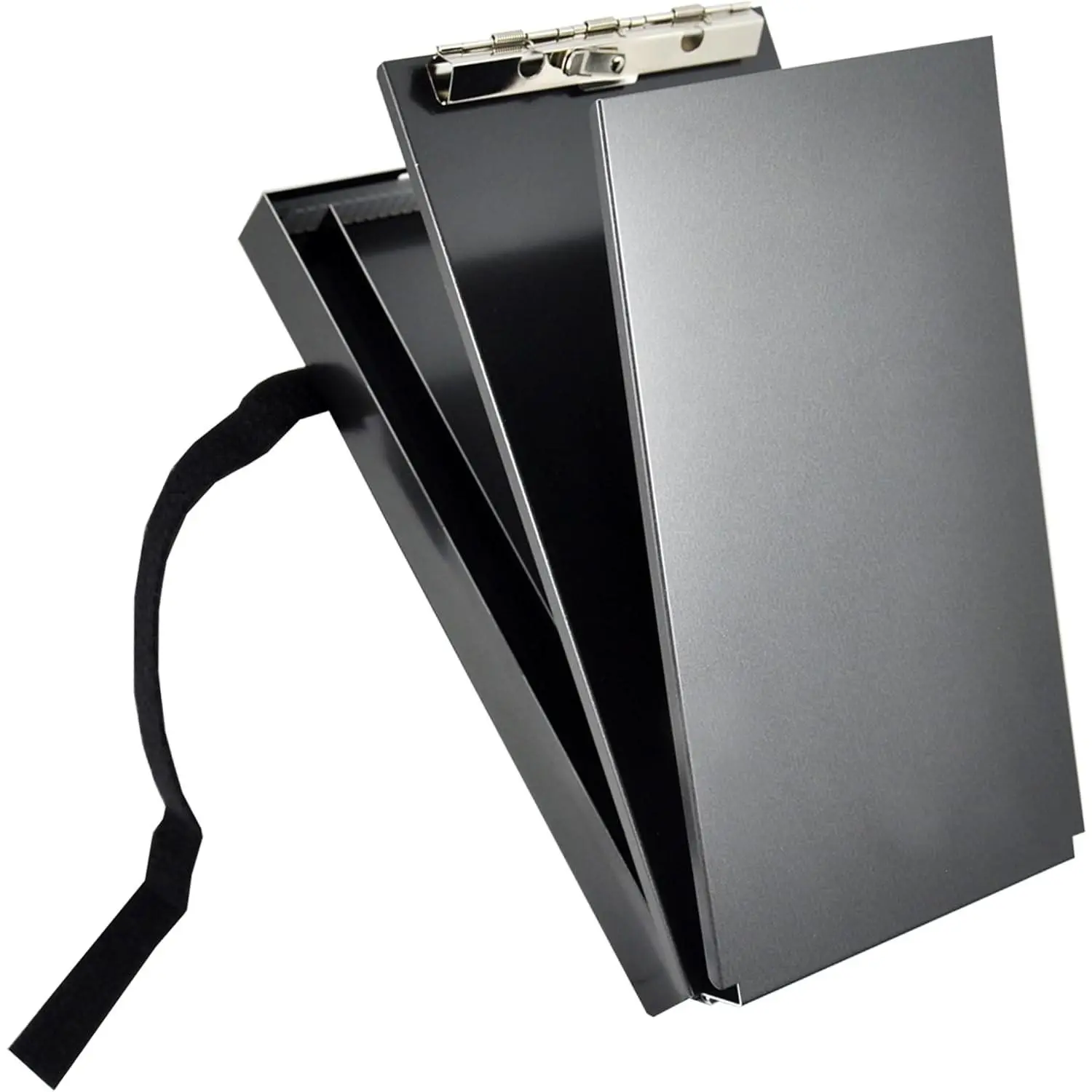Black Recycled Aluminum Citation Holder – Eco-Friendly Office Supply, Corrosion Resistant, Lightweight Clipboard. Stationery Supplies