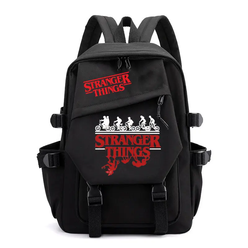 Stranger Things Backpack, TV Series Student School Bag for Teens, Unisex Casual Travel Backpack, Fashion Campus Daypack