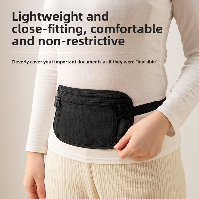 European travel close-fitting anti-theft bag sports invisible fanny pack ultra-light invisible fitness belt bag running mobile phone bag