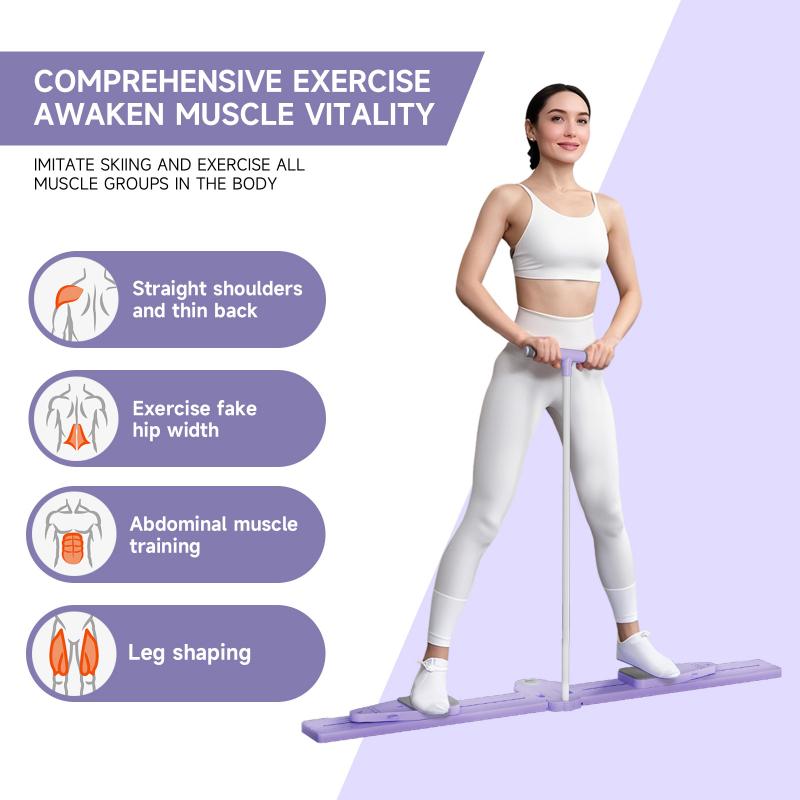 Multifunctional Yoga Trainer, Split Multifunctional Yoga Board Abdominal Board, Lightweight Foldable Home Fitness Equipment, Adjustable Resistance, Used to Enhance Core Strength and Build Muscles, Compact Design, Suitable for Gym Users