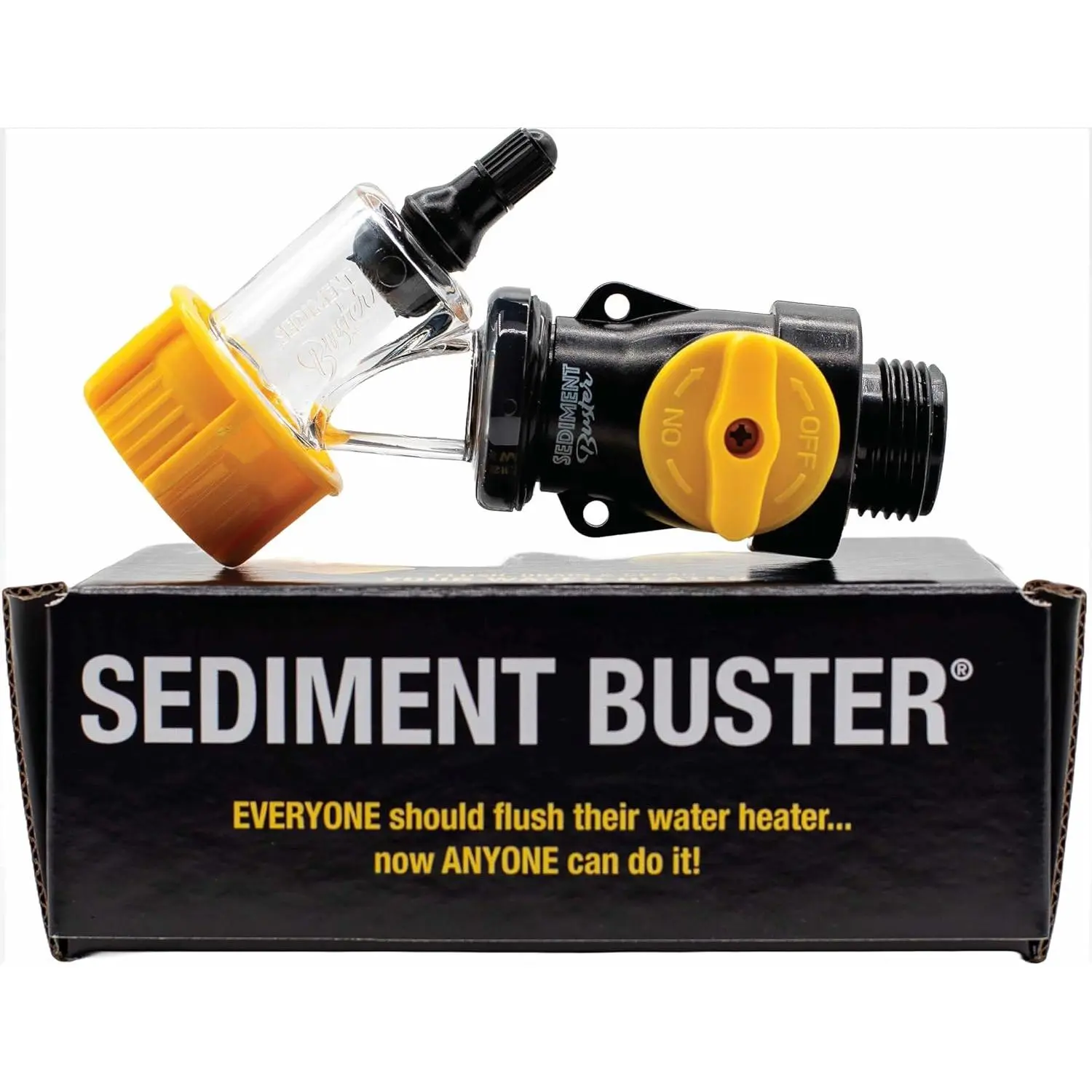 Verified V699054 Water Heater Flushing & Cleaning Tool for DIY Users, Plumber-Driven Innovation, See-Through View, Visual Flow Confirmation, Stirs and Removes Dirt, Drains Sediment Clogs from Gas/Electric Heaters with Video Instructions