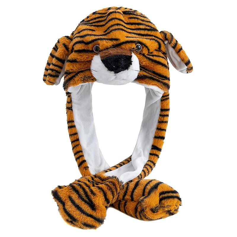 New Style Unisex Funny Ear Hat Animal Elephant Couple Cute Ear Moving Up Cap Men Women Rabbits Ears Plush Winter Lovely Hat ﻿