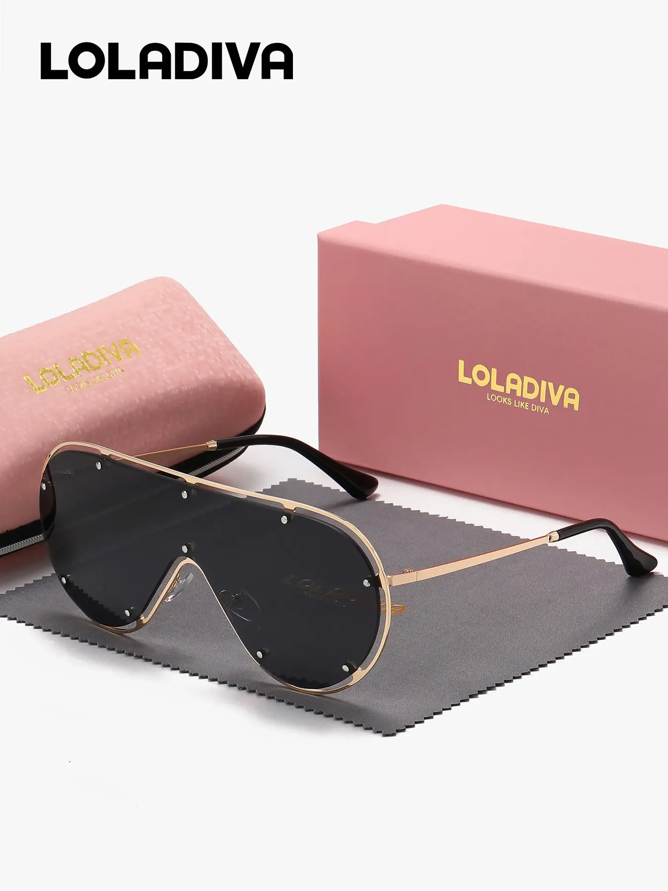 Unisex Fashionable All-match Tinted Lens High Quality Sunglasses, 2024 New Style Trendy Casual Sun Protection Sunglasses for Everyday Use, Fashion Accessories for Outdoor Activities, Modern trendy sunglasses, Summer Trendy Sunglasses
