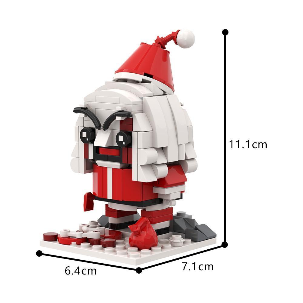 MOC Building Blocks Kit Cartoon Figures Characters Bricksheadz Collection Bricks Model Horror Movie Characters Assemble Toy Gift popular