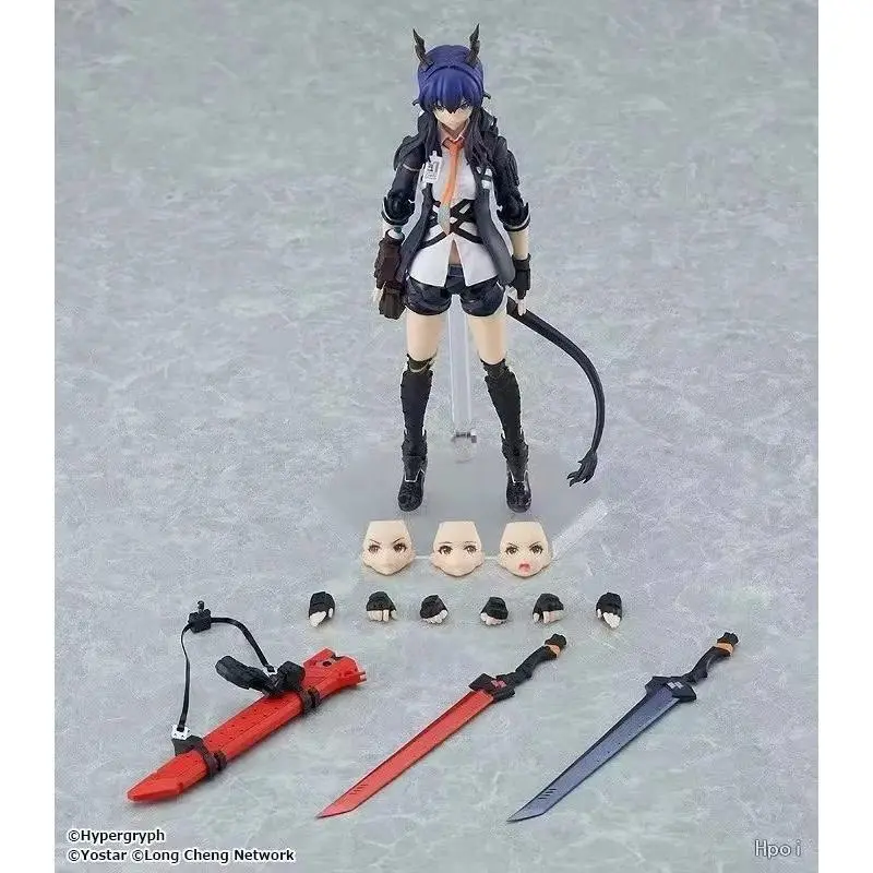 2023 15cm Arknights Chen Character Action Figure Collection Toys Christmas Gift Doll With Box