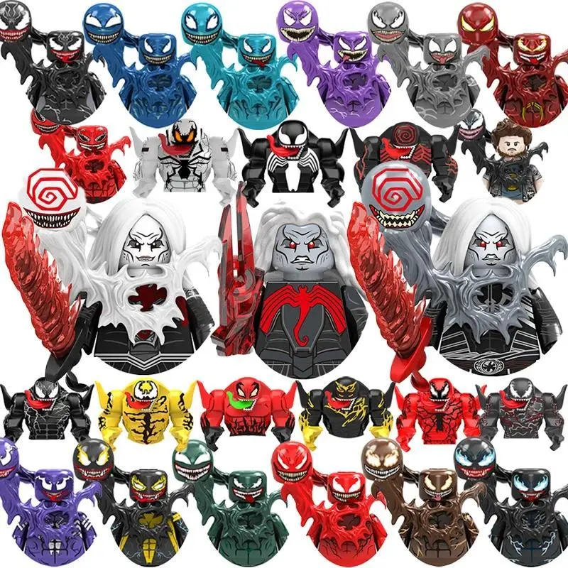 2026 World Legends Building Blocks Venom Knull Mini Figures Anti-Venom Minifigures Toys Bricks Gifts For Children Adults bricks and minifigs