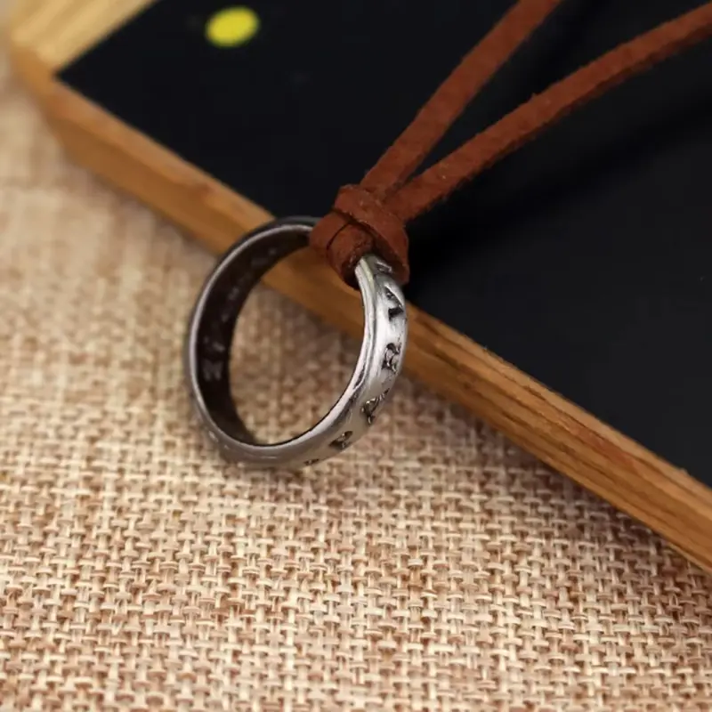 Jewelry Necklace Game Uncharted 4 A Thief's End Nathan Drake Necklaces Cord Chain Long Necklace Jewelry Men Accessories