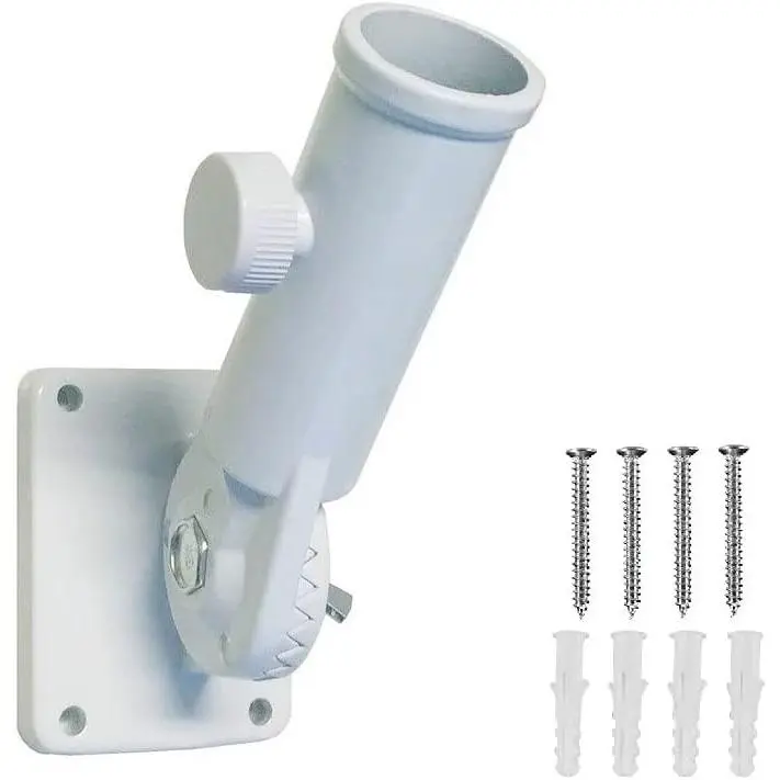 1 Inch  Wall Mount Flag Pole Bracket Display Flag in Multi- Position  Flag Holder Pack of 1
