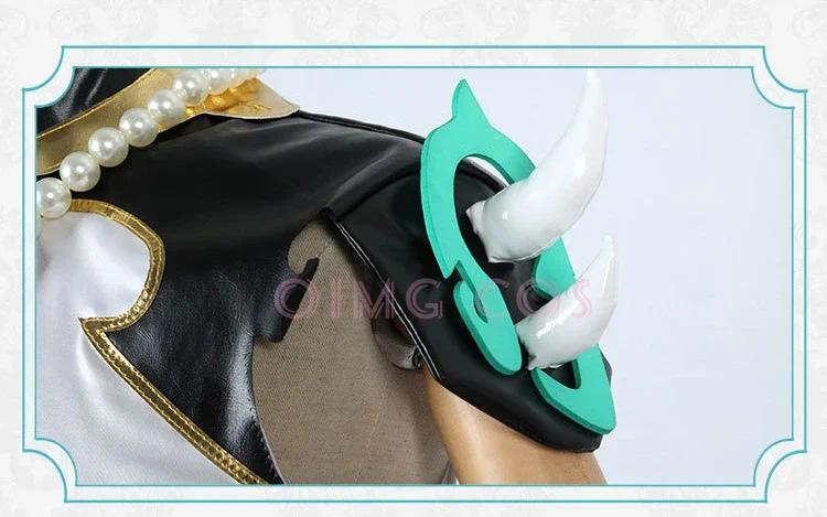 Xiao Cosplay Costume Genshin Impact Adult Carnival Uniform Wig Anime Halloween Costumes Women Game # 1 # W.