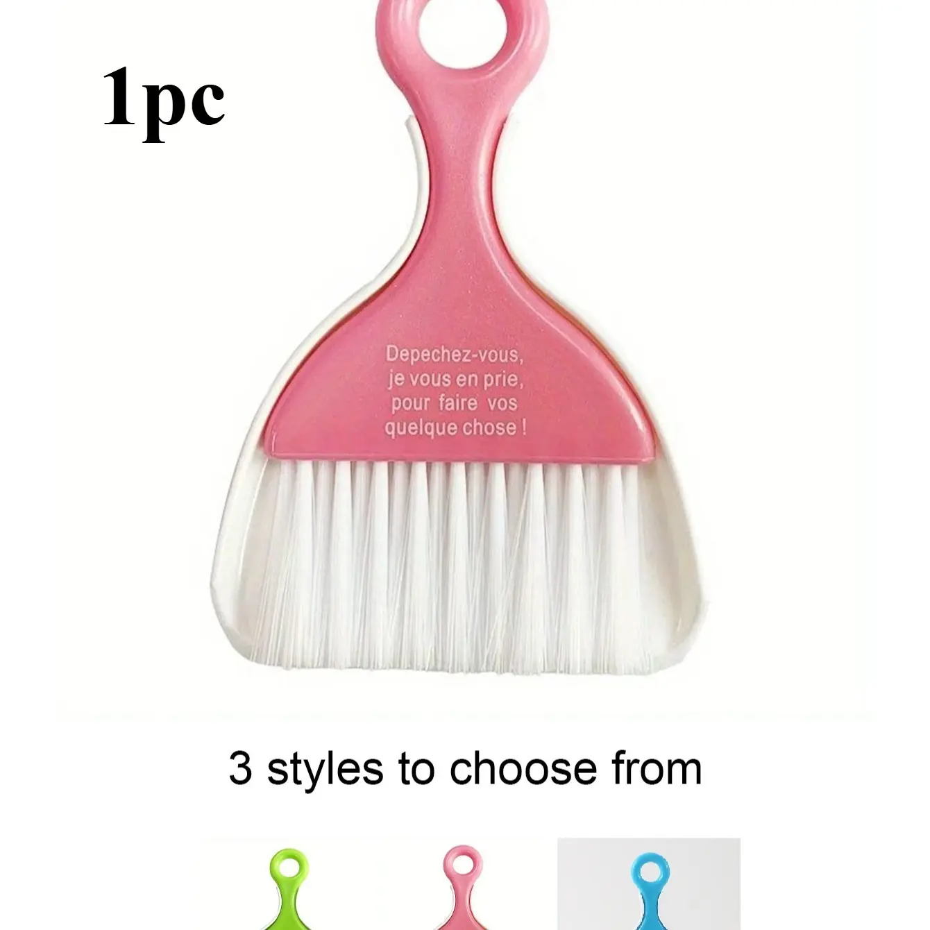 Mini Dustpan Set with Brush, Desktop Broom, Small Cleaning Sweeper, Easy to Hang, Space Saving, Perfect Gift for Craft Lovers