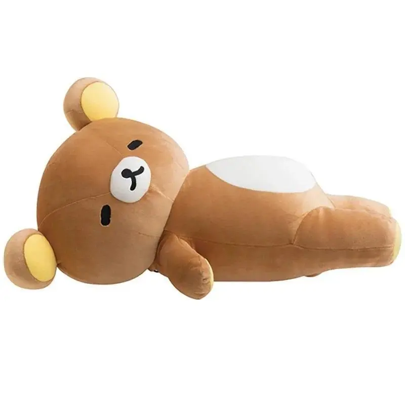 Rilakkuma Extra Soft Oversized Plush Toy  Cute Stuffed Doll Gift Long Body Pillow Sofa Cushion Sleep Companion For Lazy Leisure