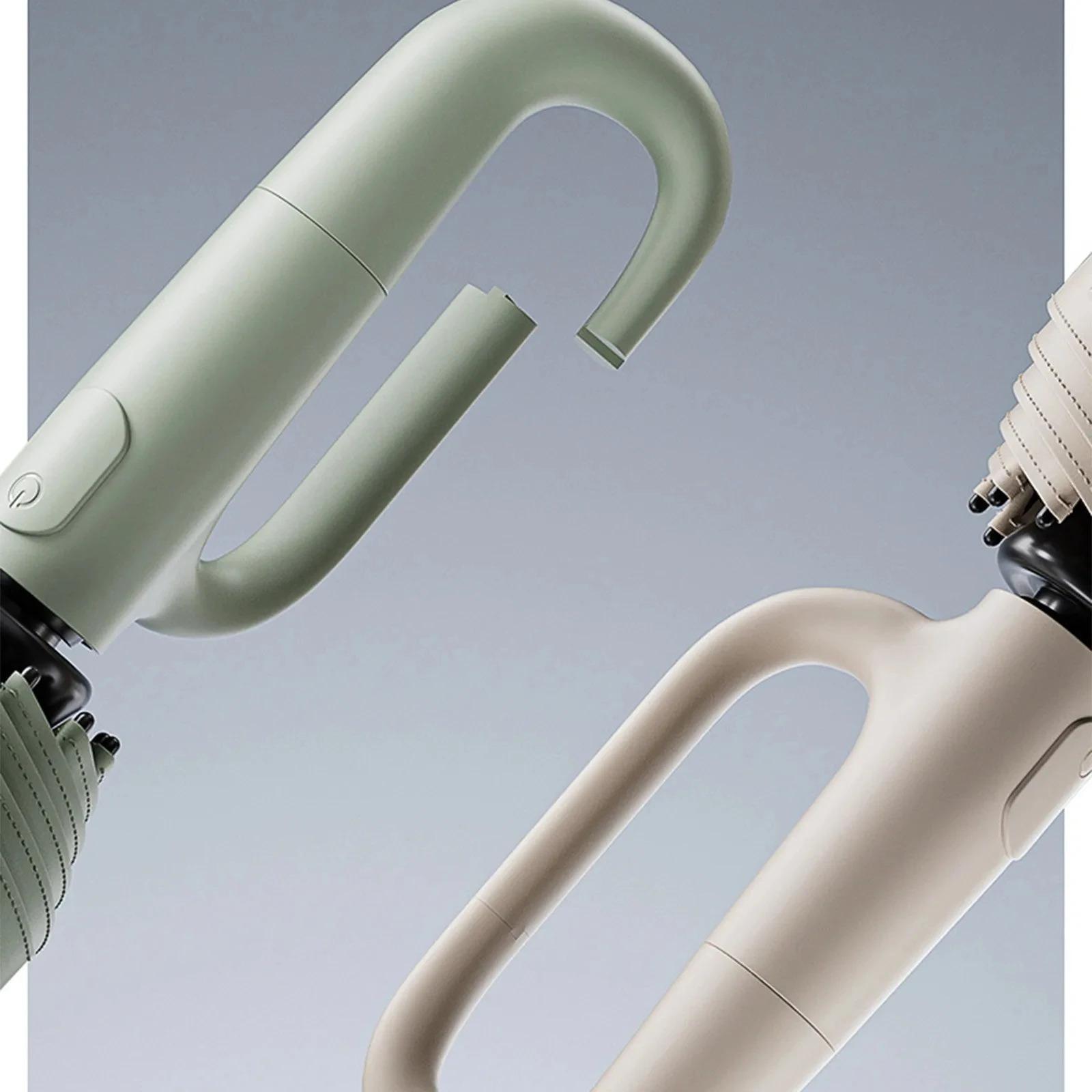 Automatic Umbrella, Sturdy and Windproof, Inverted Automatic Open/Close, Travel-Friendly, Compact Fold, with Loop Handle, Suitable for Both Men and Women.