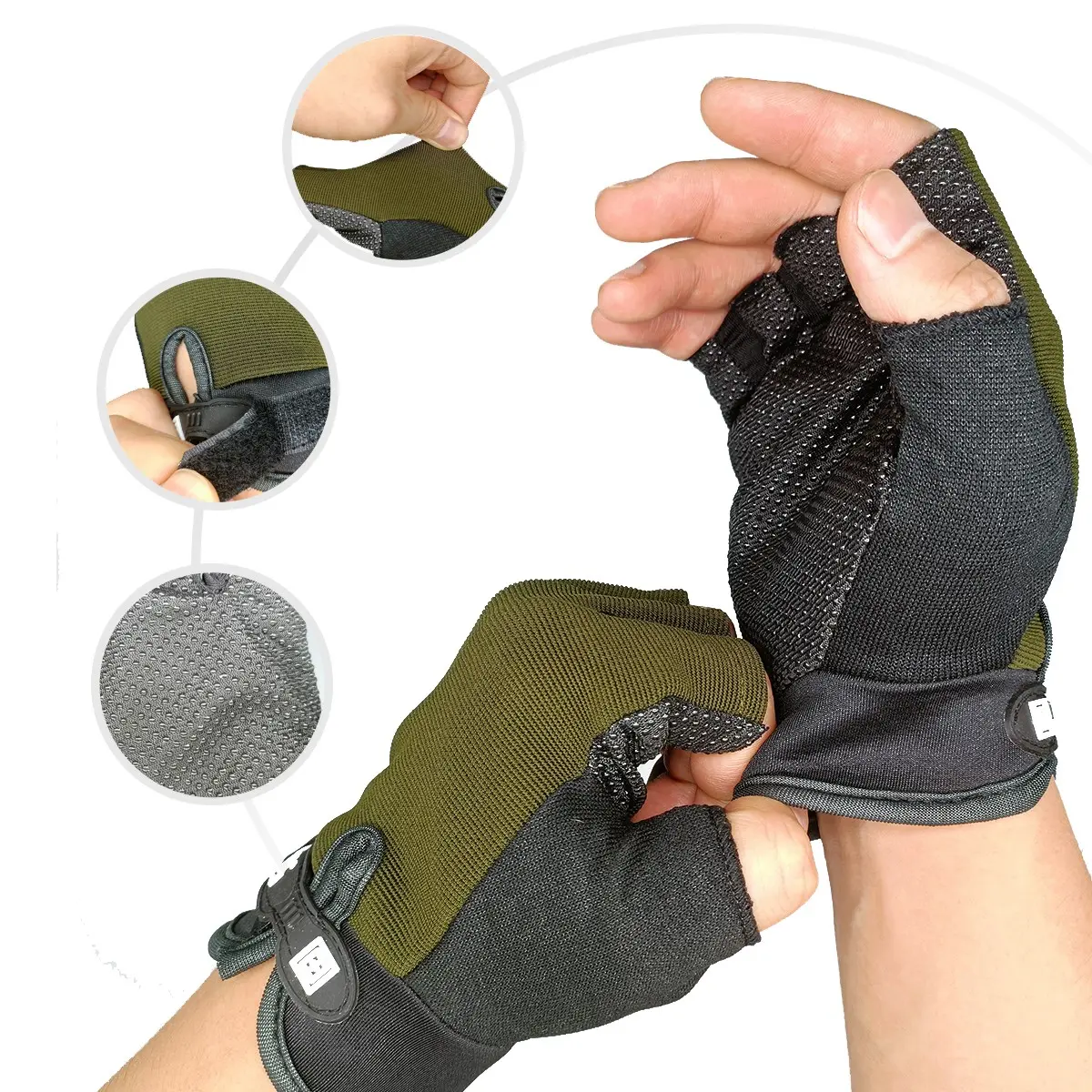 Adult Fitness Gloves, Breathable Polyester Material, Open-Finger Training Gloves, Lightweight, Ideal Birthday Gift, Individually Packaged
