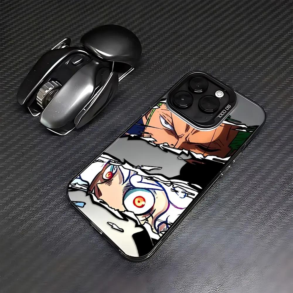 Anime O-One-s New L-Luffys Protective Phone Case Casing Suitable for iPhone 17 Air 16 15 14 13 12 11 Pro Max Plus Samsung S26 S25 S24 S23 S22 Plus Ultra Anti Fall Matte Back Cover