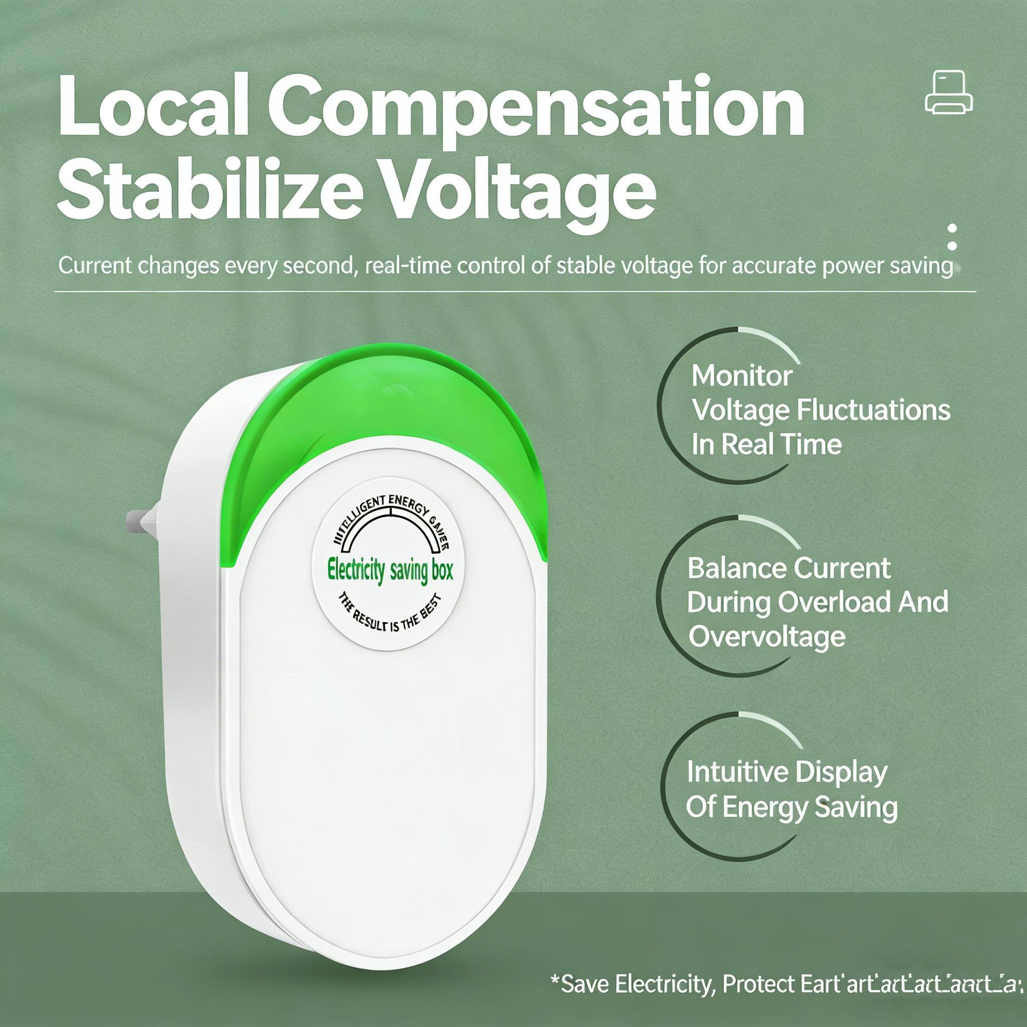 Plug-in Power Box with Standard US Plug, 2026 Upgraded Home Power Saver, Supports Wide Voltage Input from 90V to 250V for Daily Use Plug-in Power Box with Standard US Plug, 2026 Upgraded Home Power Saver, Supports Wide Voltage Input from 90V to 250V for Daily Use