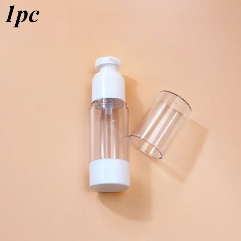 Vacuum Travel Dispensing Bottles, Press-Type Portable Refillable Cosmetic Sample Containers, Lotion & Spray Refill Bottles for Skin Care Products