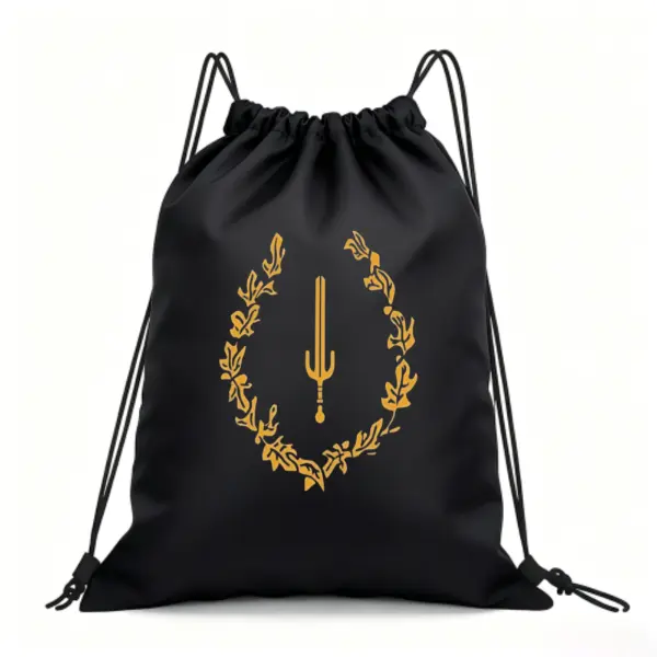 Unisex Camp Half-Blood Athena Waterproof Drawstring Gym Backpack - Percy Jackson Gym Storage, Outdoor Sack
