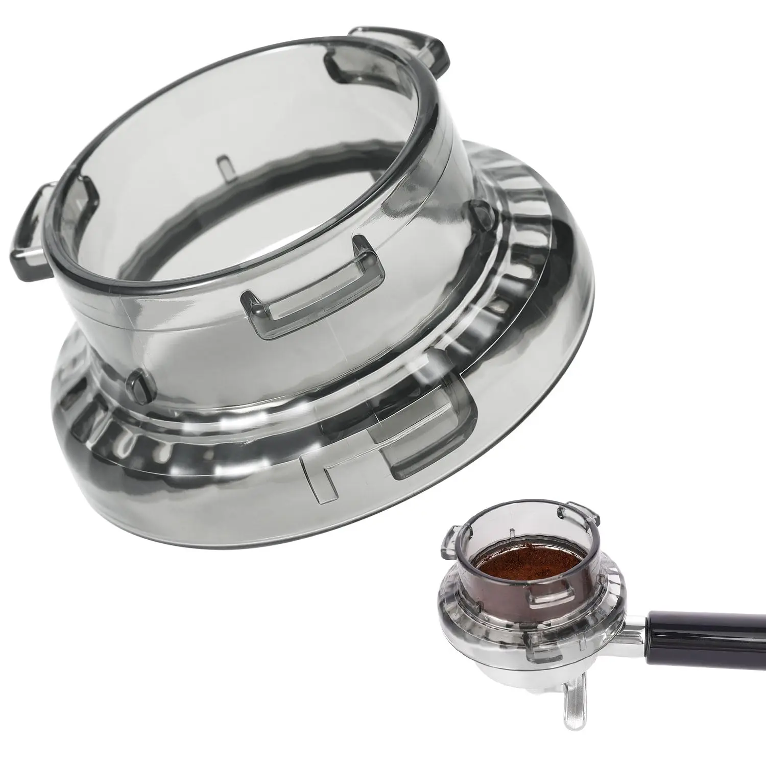 54mm Dosing Funnel Compatible with  Barista and Bambino Espresso | Machines Espresso Dosing Tools No Coffee Grounds Spill Over, No Wobble, No Mess, Makes Every Shot Way Cleaner