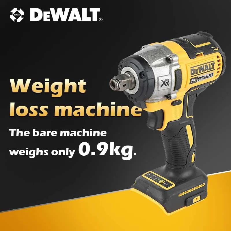 DEWALT DCF880 Cordless Impact Wrench 2300RPM Compact Electric Wrench for Home Decoration and Repair Tools 20V Brushless with 5.0Ah Battery