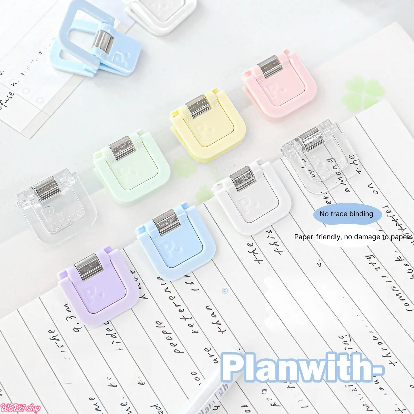 (Back To Shcool)4/6PCS-Multi-purpose Mini Cube Paper Clips, Freestanding & Hanging Square Binder Clips, Portable Multi-functional Document Fasteners, Durable Desk Stationery for Office File Organizing, Classroom Study & Daily Paper Sorting