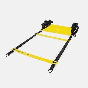 Speed and Agility Ladder - Training Equipment for Athletes - Improve Coordination, Footwork, and Quickness - Ideal for Soccer, Football, and Fitness Workouts Speed and Agility Ladder - Training Equipment for Athletes - Improve Coordination, Footwork, and Quickness - Ideal for Soccer, Football, and Fitness Workouts