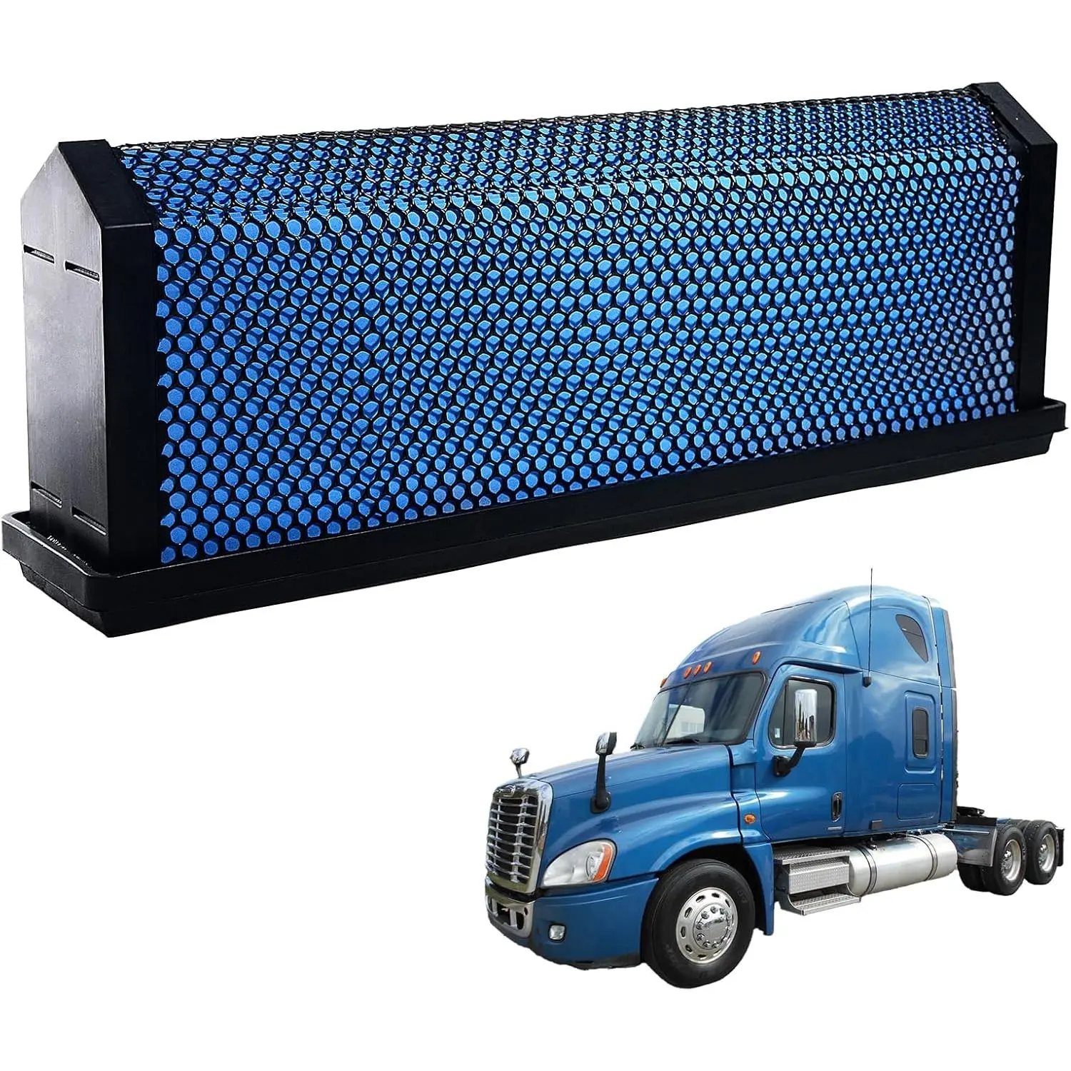 AF27879 Engine Air Filter for Freightliner 08-17 Cascadia, 10-16 Coronado, CC122 Trucks - Fits DD13, DD15, DD16, Cummins ISX12, ISX12G, ISX15 Engines - Replaces CA5790, P618478 Auto Filtration Replacement Part