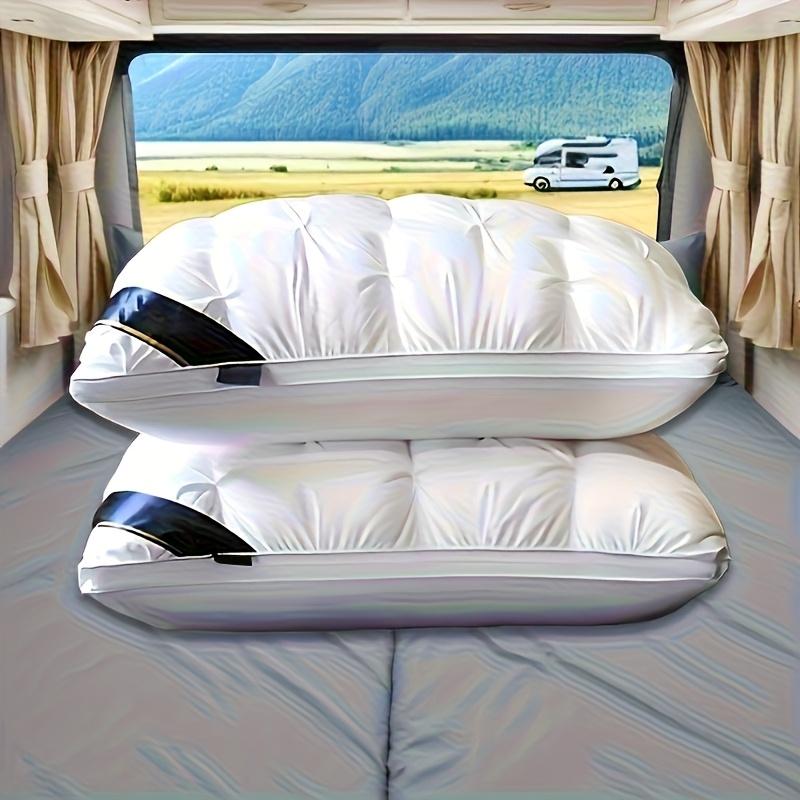 Luxury 5-Star Hotel High-Quality Pillow • Designed for Deep Sleep • Durable High Pillow Core for All Seasons • Hypoallergenic Polyester Cover • Machine Washable • Perfect for Bedrooms, RVs & More